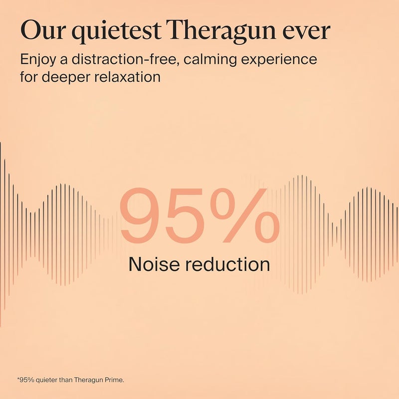 TheraGun Sense by Therabody  Deep Tissue Massage Gun with Preloaded Routines for Stress Relief Pain Relief  Muscle Soreness in Neck Back Leg Knee and Shoulder Black - Image 5