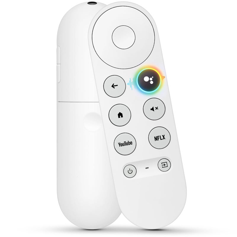 Angrox Voice Replacement for Google-Chromecast-Remote, G9N9N for Chromecast with Google TV Remote, for Google TV Streamer (Only for Snow Chromecast Google) - Image 1