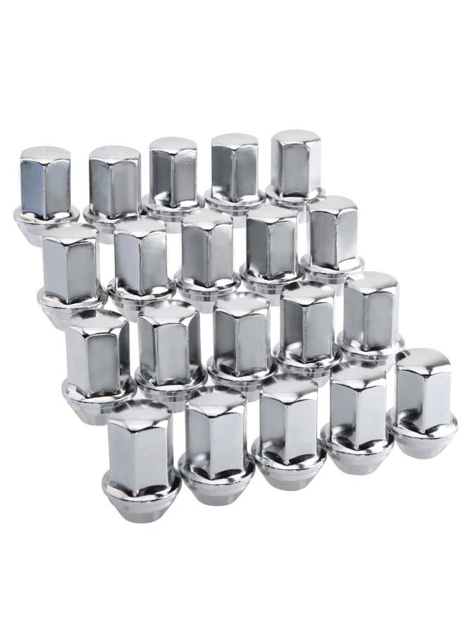Gdydi 14x1.5mm 1.46 Inch 7/8 Hex OEM Factory Style Large Acorn Seat Lug Nuts Factory Wheels Replacement for Wrangler Gladiator Cherokee Grand Ram 20 Pcs - Image 1