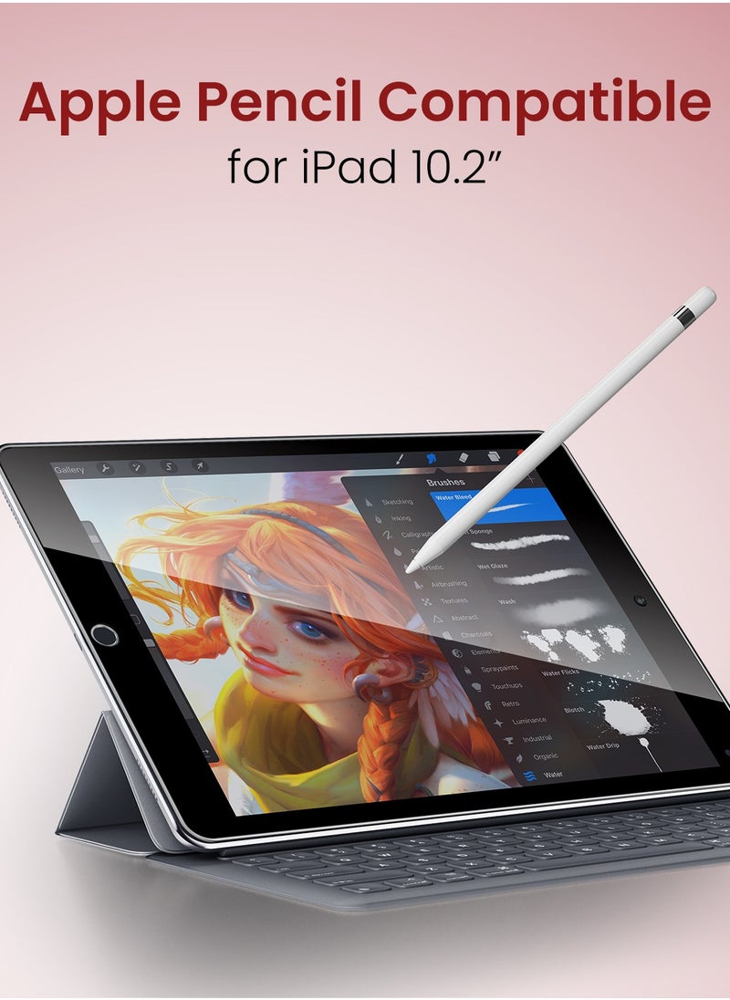 Moxedo Moxedo Glass Screen Protector Impact Resistant Flexible Ultra HD Clear Compatible for Apple iPad 10.2 Inch (9th/8th/7th Generation, 2021/2020/2019) 2 Pack  - Image 3