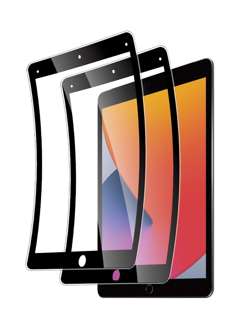 Moxedo Moxedo Glass Screen Protector Impact Resistant Flexible Ultra HD Clear Compatible for Apple iPad 10.2 Inch (9th/8th/7th Generation, 2021/2020/2019) 2 Pack  - Image 1