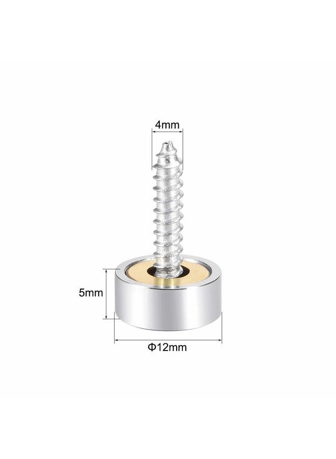 uxcell Mirror Screws Decorative Cap Cover Nail 12 mm a19030200ux0582 - Image 2