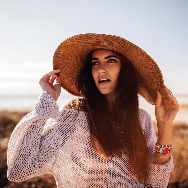 Excefore Bohemian Stackable Bead Bracelets, 6 Sets Stretch Beaded Bracelets Multi-Color Boho Jewelry for Women Multilayer Bracelet Boho - Image 5