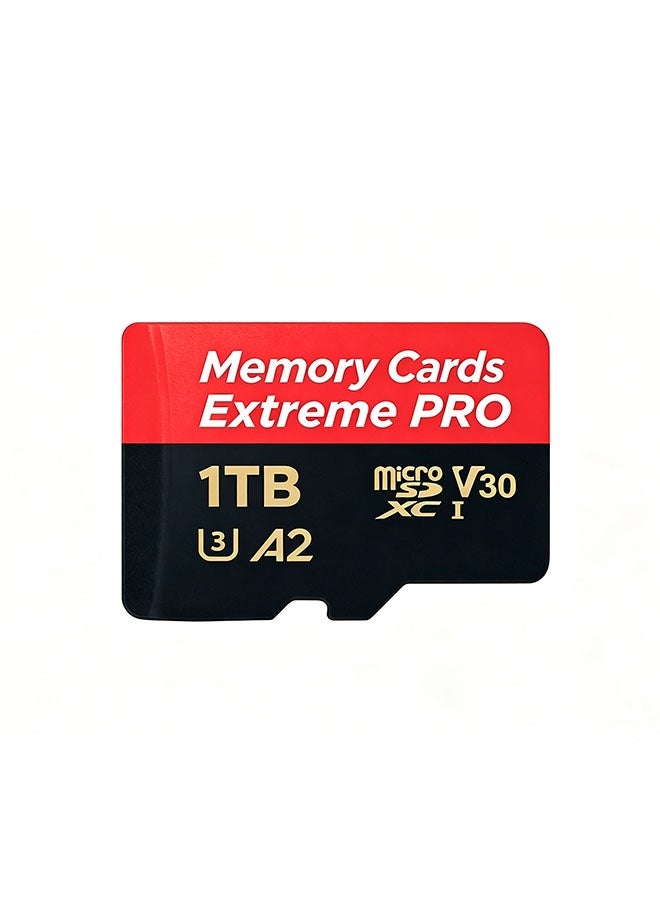 1TB high-end storage card, microSDXC type, supports full HD video, suitable for smartphones, dashcam, action cameras and surveillance cameras. - Image 1
