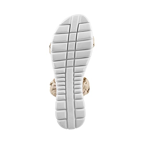 Mochi Womens Synthetic Beige Slip Ons (Size (6 UK (39 EU)) - Image 4
