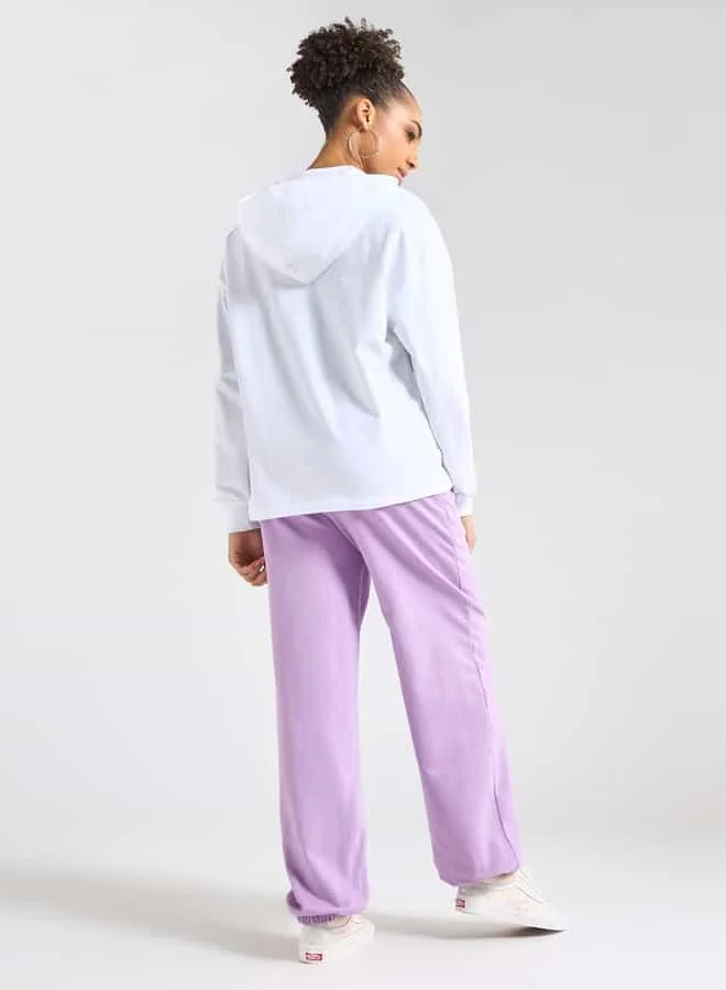 Splash FAV Printed Long Sleeves Hoodie and Joggers Set