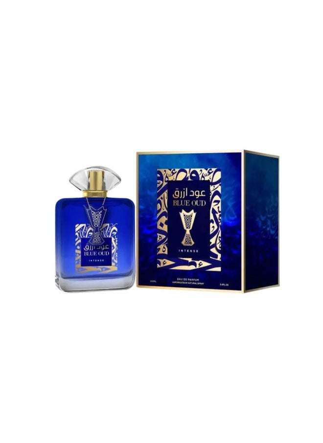 AFAQ - Blue Oud Intense - Oriental Eau de Parfum for Men - 100ml - Image 1