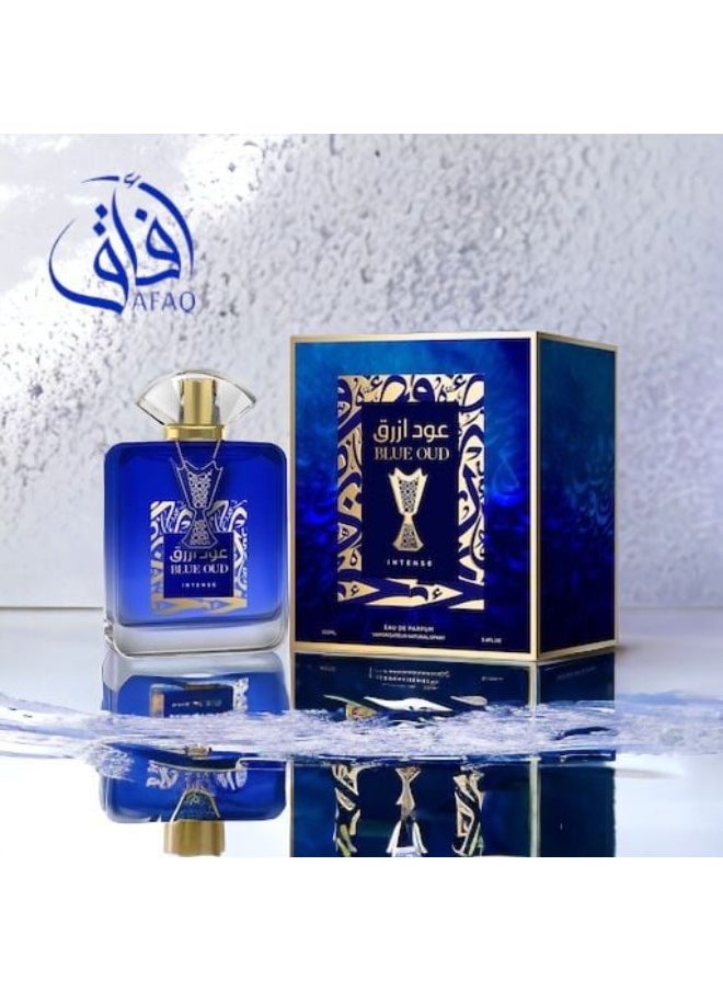 AFAQ - Blue Oud Intense - Oriental Eau de Parfum for Men - 100ml - Image 1