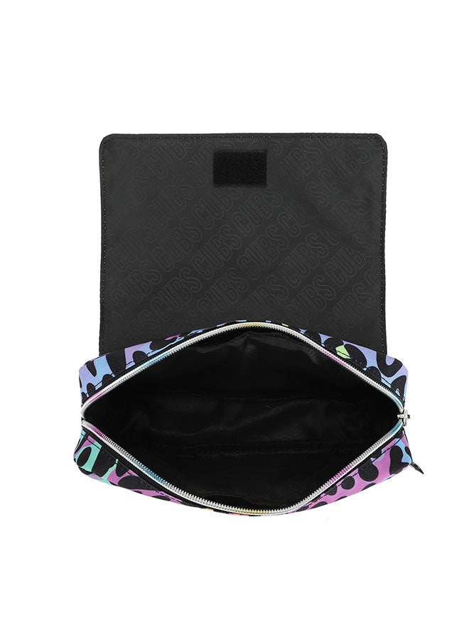 CUBS Leopard Print Waterproof pencil case pouch with flap/zip closure - Image 4
