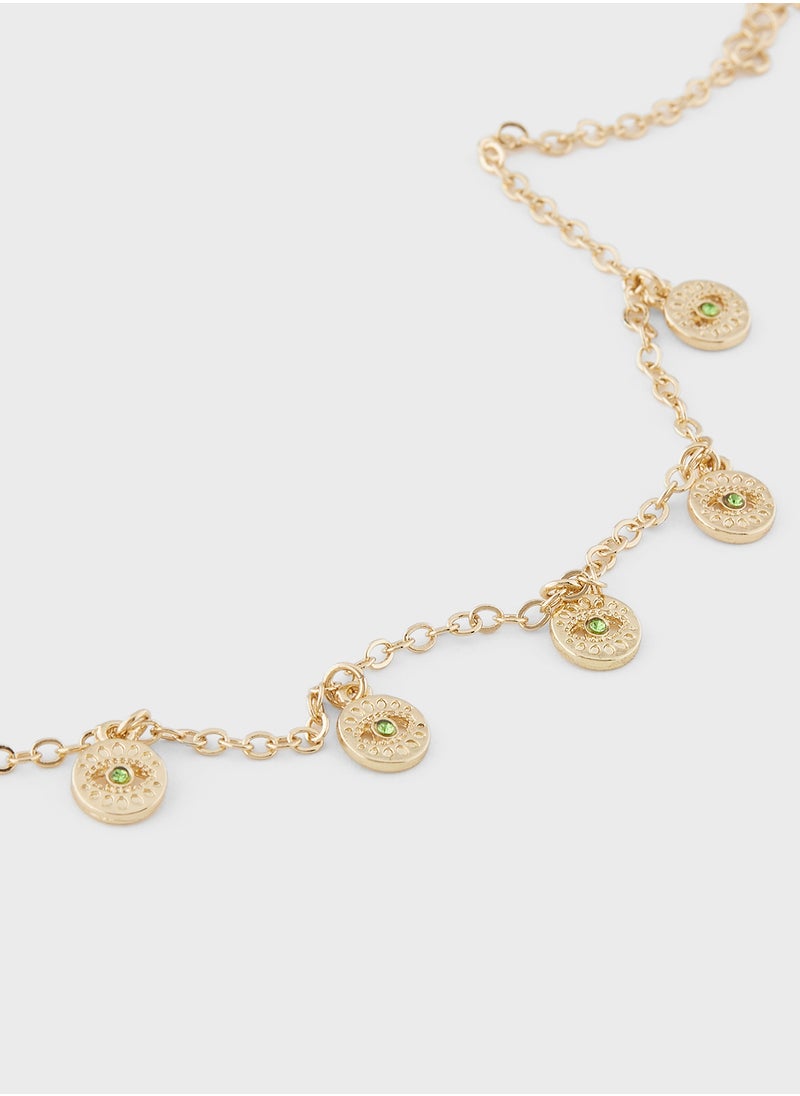 ELLA Stone Detail Anklet  - Image 3