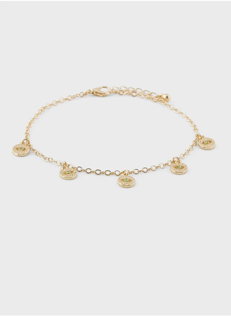 ايلا Stone Detail Anklet