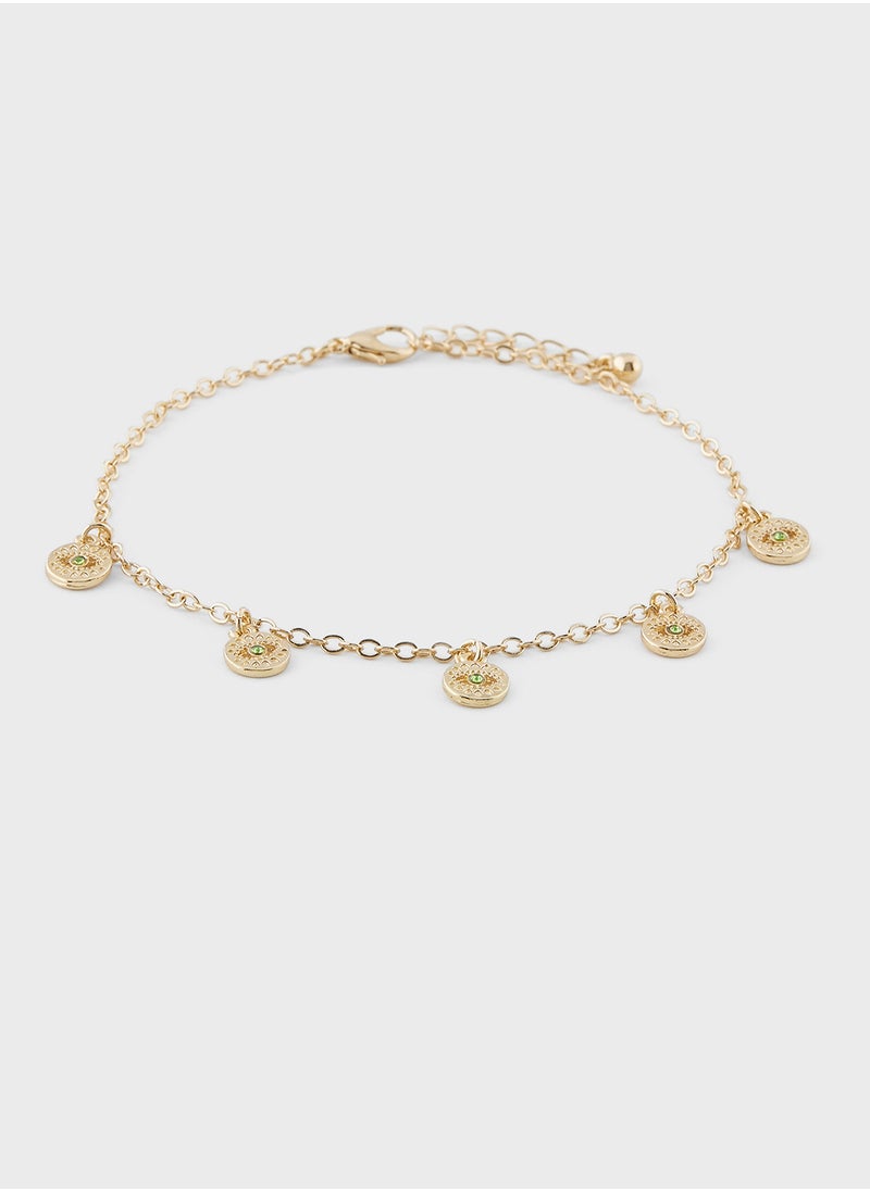 ELLA Stone Detail Anklet  - Image 2