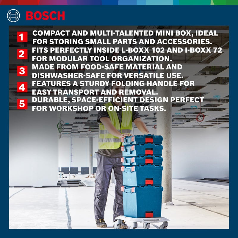 BOSCH Professional l-boxx mini professional stackable tool box/storage system - Image 4
