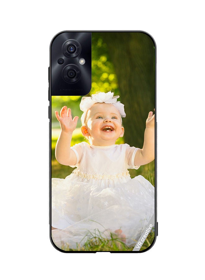 VR CREATIVE Protective Case Cover For Oppo Reno8 Z Princess Baby Girl Design Multicolour - Image 1