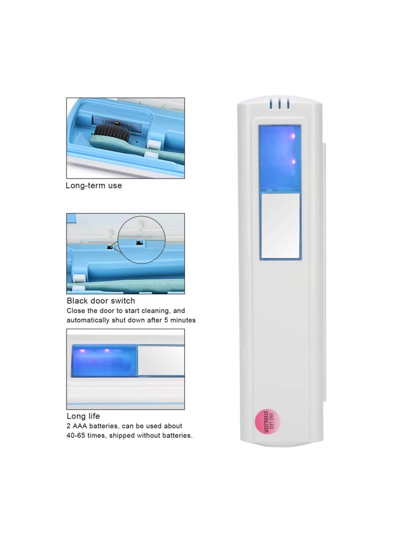 SYOSI UV Toothbrush Sterilizer, Portable UV Toothbrush Cleaning Box, Toothbrush Organizer Storage Holder Toothbrush Head Disinfection Box for Travelling and Home Use - Image 5