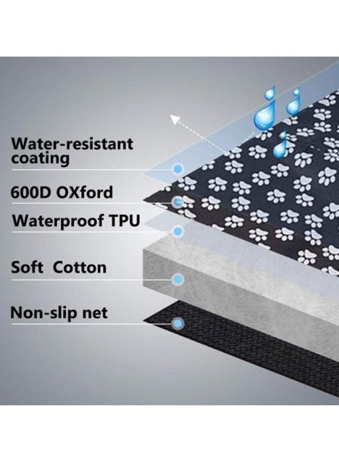 NIBEMINENT Dog Back Car Seat Cover Black/Purple 130x40x145cm - Image 3