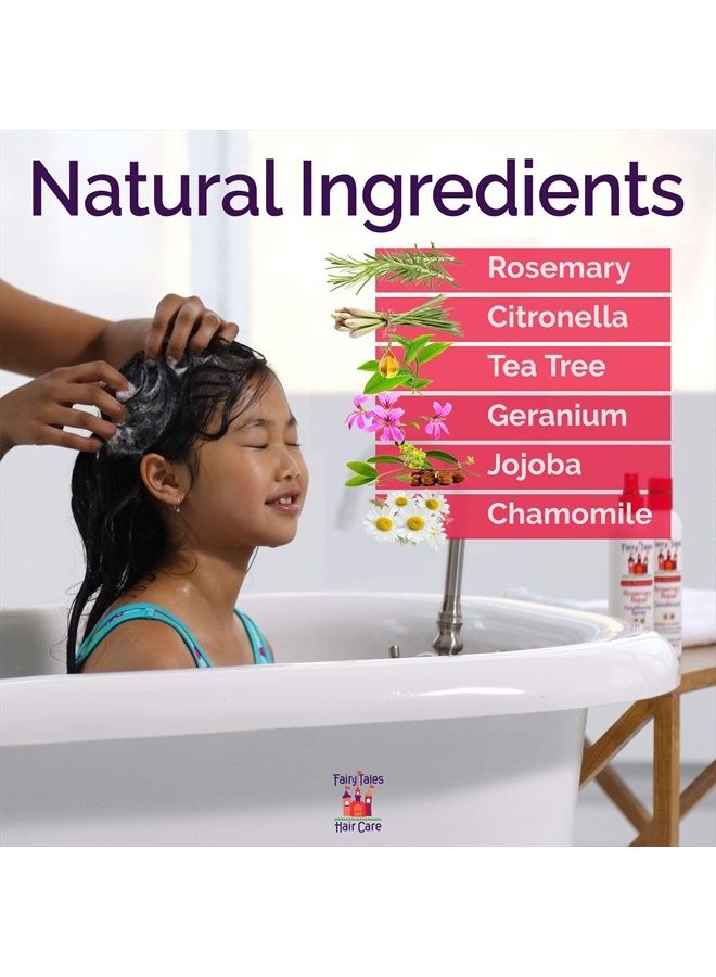 Fairy Tales شامبو روزماري لطرد القمل - شامبو يومي للأطفال للوقاية من القمل، 12 أونصة سائلة (عبوة من 1) - Image 4