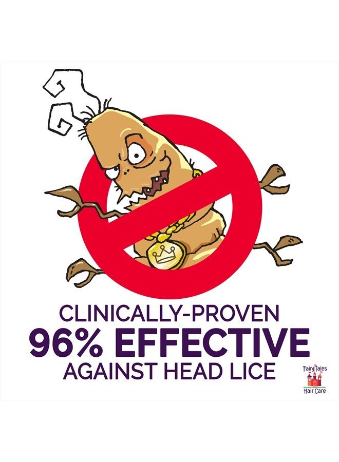 Fairy Tales شامبو روزماري لطرد القمل - شامبو يومي للأطفال للوقاية من القمل، 12 أونصة سائلة (عبوة من 1) - Image 3