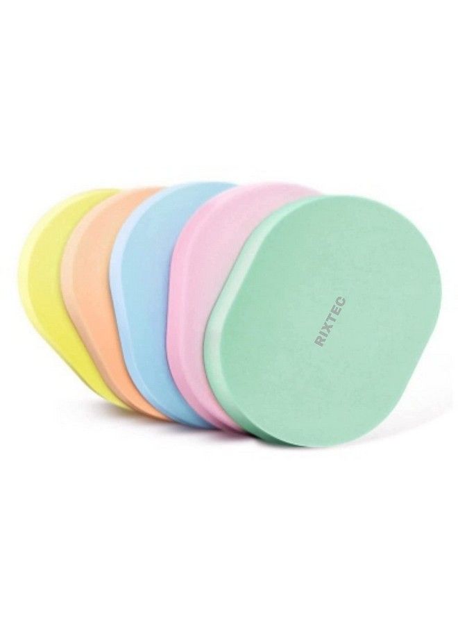 RIXTEC Face Cleaning Makeup Remover Sponge Facial Sponges Soft Pad Puff For Women And Girls (Multicolor) (Pack Of 2) - Image 2