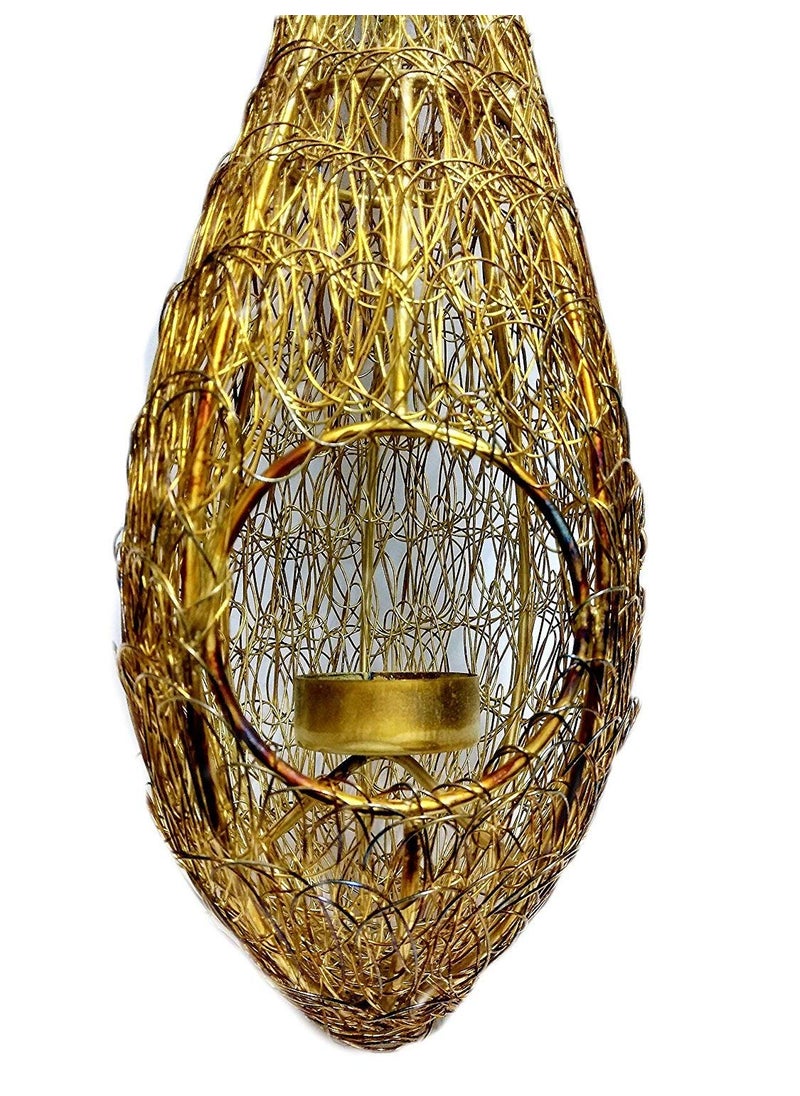 Balloonistics Mesh Nest Shape Tealight Candle Holder - Diwali Lamp Holder, tealight Candle Holder, Traditional Style Candle Holder, Diwali Diya Holder  - Image 2