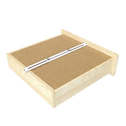 FRMSAET Drawer Repair Kit - Used to Reinforce and Repair Wooden/MDF/Chipboard Drawers Cabinet Reinforcement Heavy Duty Steel Hardware Furniture Accessories - Includes Screws (2 Pack) - Image 5