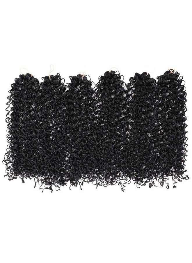 MODERN QUEEN - 8Packs 55 Inch Wavy Small Box Braids Crochet Hair Knot S Curl Curly Zizi Braids Long Synthetic Hand Crochet Braids 28 Strands/Pack Wave Crochet Box Braid Hair Extensions For Women Black Color (1) - Image 1
