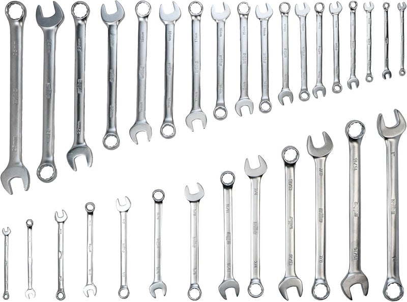 Wiha 30492 31 Piece Combination Wrench Tray Set  SAE and Metric - Image 4