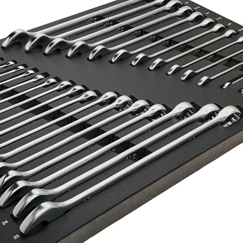 Wiha 30492 31 Piece Combination Wrench Tray Set  SAE and Metric - Image 3