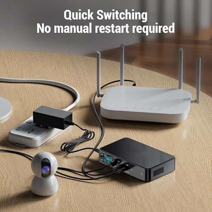 UPS BATTERY BACKUP PROTECTOR, FOR POWER OUTAGE PROTECTION, 2 DEVICE SUPPORT - Image 3