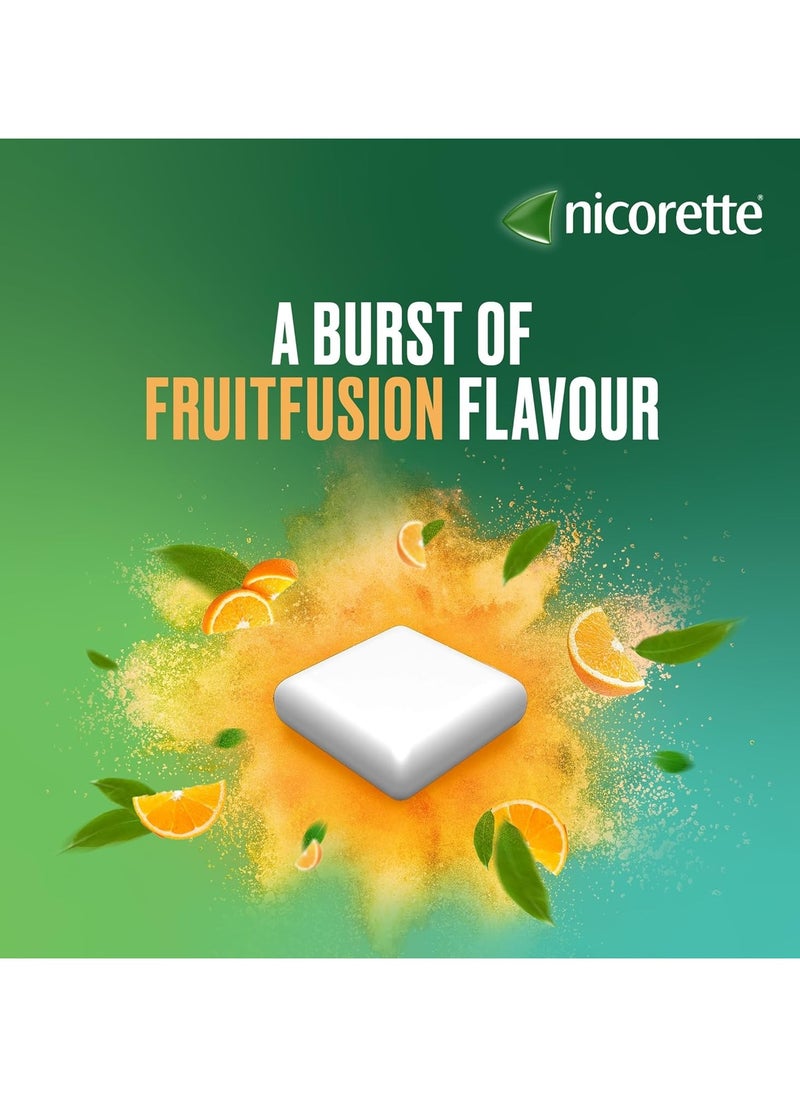 nicorette - Nicorette - Fruitfusion Flavour Chewing Gum - 4 mg - 105 pcs - Image 1