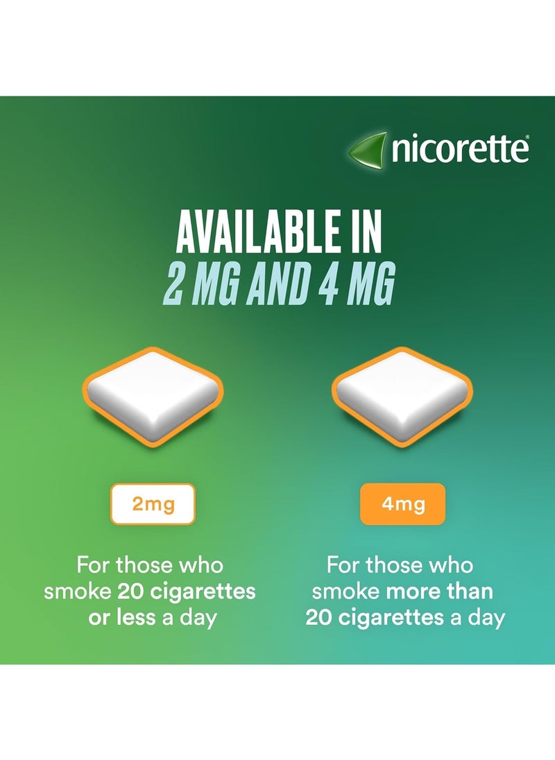 nicorette - Nicorette - Fruitfusion Flavour Chewing Gum - 4 mg - 105 pcs - Image 1