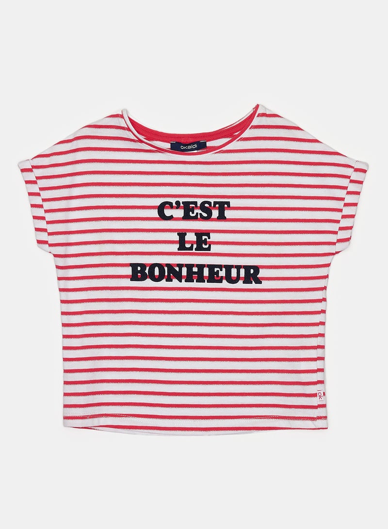 Okaidi Pink T-Shirt for Girls - Image 1