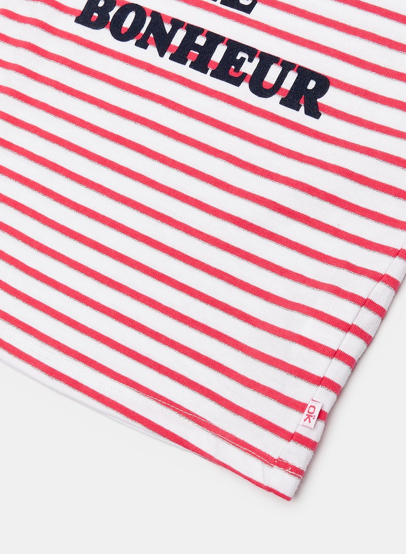 Okaidi Pink T-Shirt for Girls - Image 4