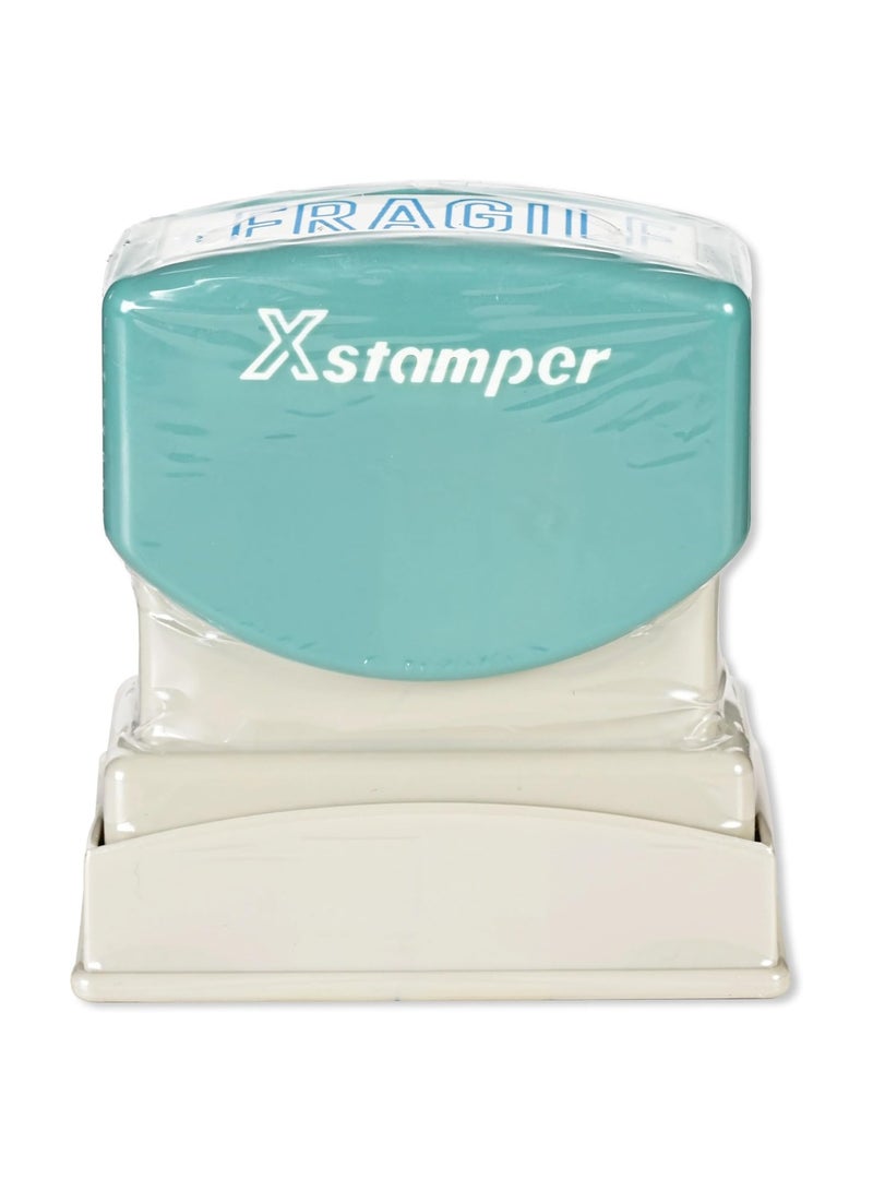FIS Artline X-Stamper "FRAGILE" for Office Business Supplies, Ink Blue - ARXTCXB1010 - Image 1