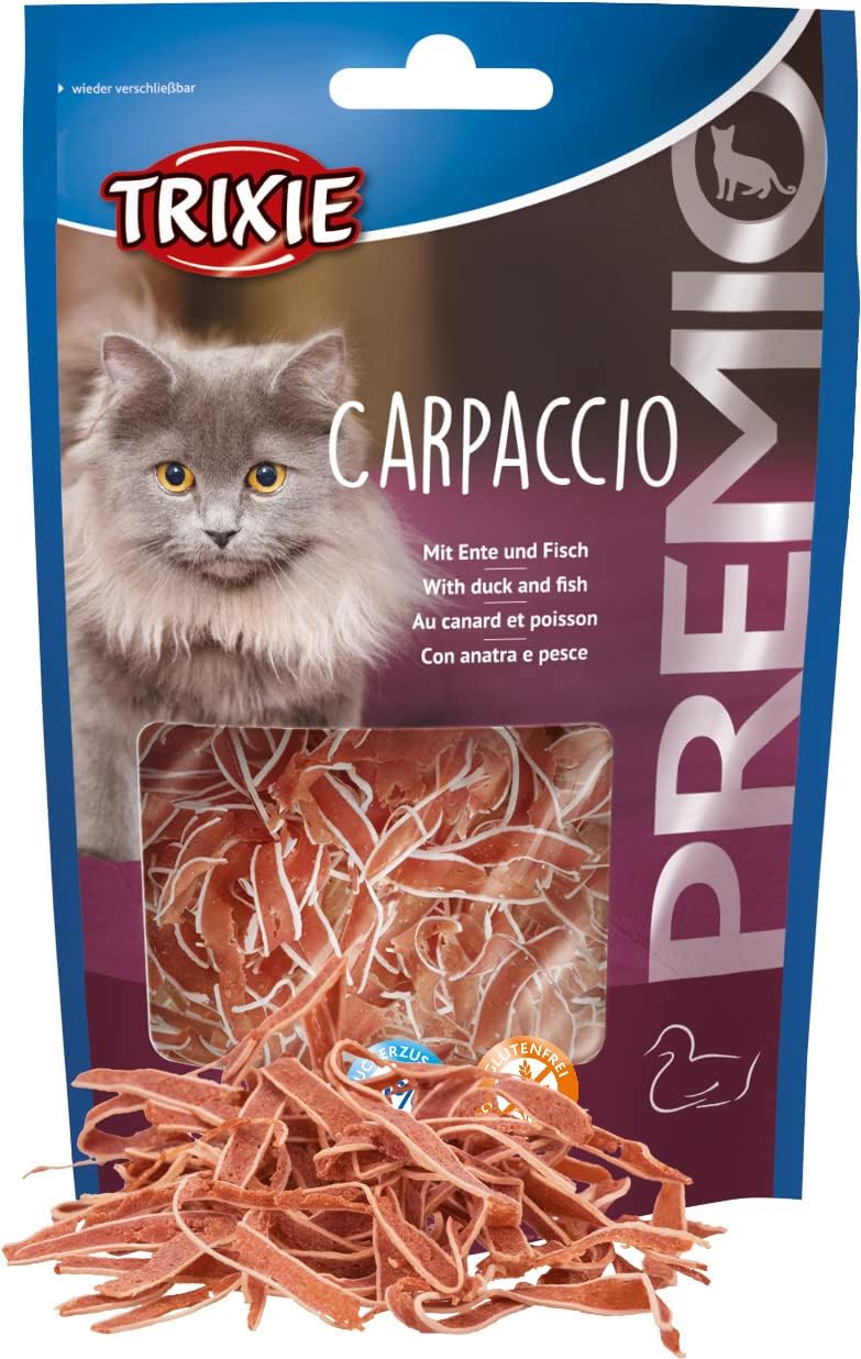 Trixie Premio Carpaccio Duck and Fish Treats for Cats - 20G - Image 1