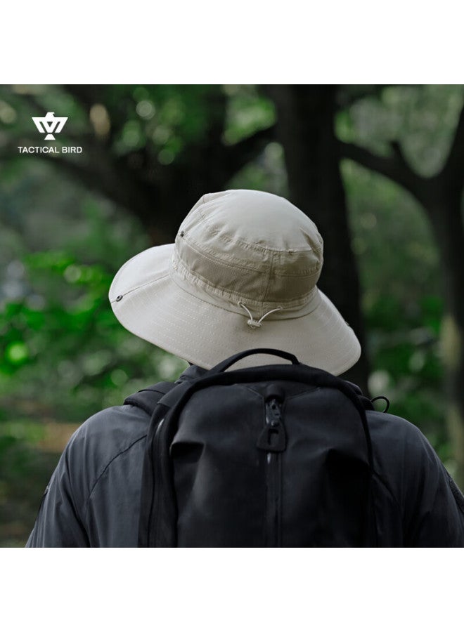 Tactical Bird Wide Brim Summer Outdoor Fisherman Hat Men Hiking Mountaineering Sun Protection Hat Women Thin Sunshade Fishing - Image 2