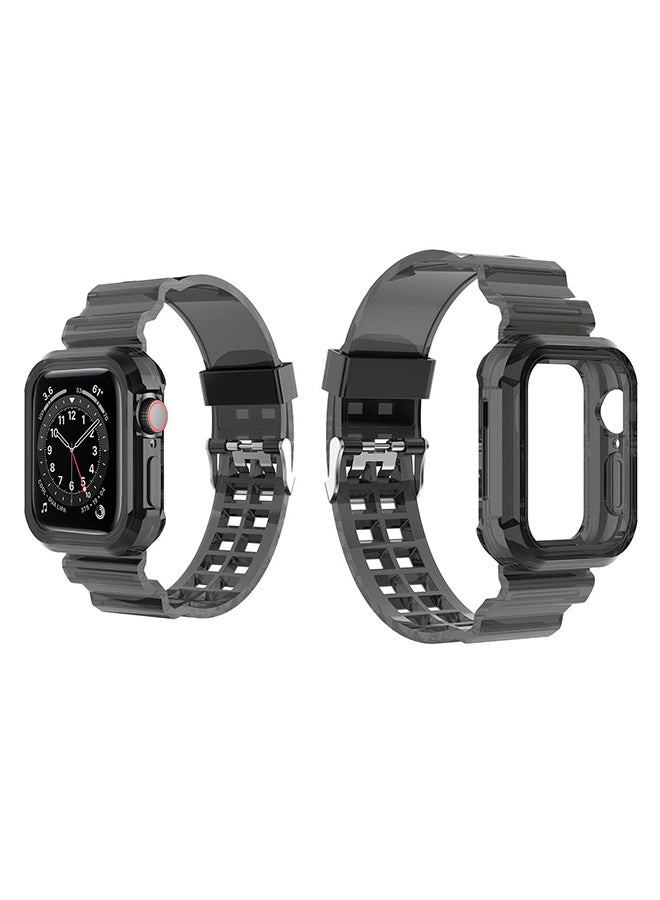 Perfii Ice Case Replacement Band For Apple Watch Series 6/SE/5/4 Grey