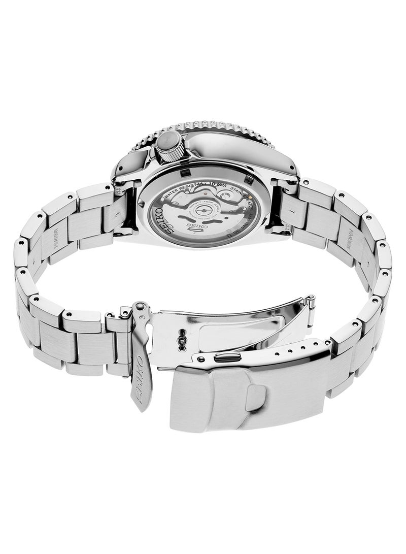 Seiko سايكو 5 سبورت أوتوماتيكي ساعة يد للرجال بقرص برتقالي - SRPK11K1 - Image 5