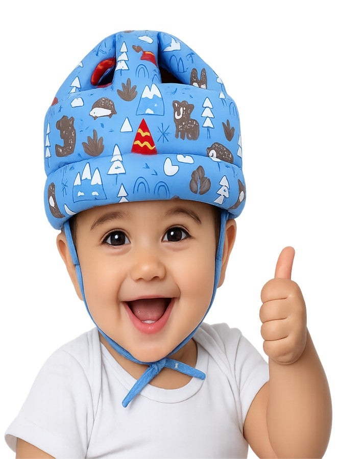Prishio Baby Head Safety Helmet for Crawling & Walking | Soft Cushion Head Protector for Infants (6 Months–2 Years) | Adjustable Toddler Safety Helmet with Breathable Cotton & Shockproof Protection - Image 1