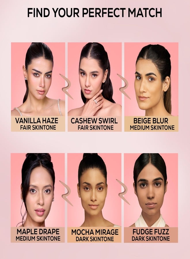 RENEE Bollywood Filter Blurring Compact - Maple Drape | Pore Minimising, Matte Finish, Full Coverage, Rich Pay-off | Blurs Pores & Blemishes | 9g - Image 4