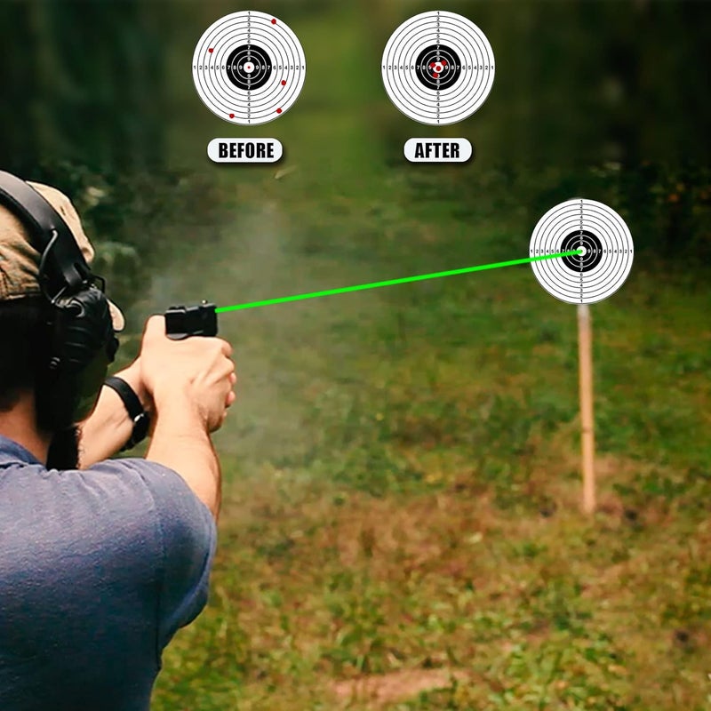 UUQ Red/Green Laser Bore Sight 9mm/.223Rem/5.56Nato Cal/.243 308/12 Gague Boresighter Red/Green Dot Beam Bore Sighter for Pistol Shotgun Rifle - Image 5