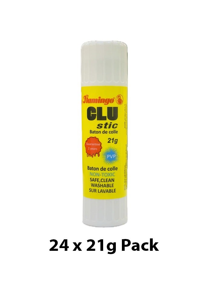 Flamingo غراء لزج عالي اللزوجة، 21 غرام، عبوة قيمة تحتوي على 24 قطعة - Image 2