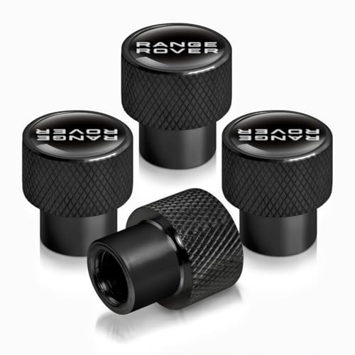 QOMAGO Car tire Valve stem Covers Compatible with Range Rover Large car Logo tire Valve caps Metal Material car Exterior Accessories - Image 1