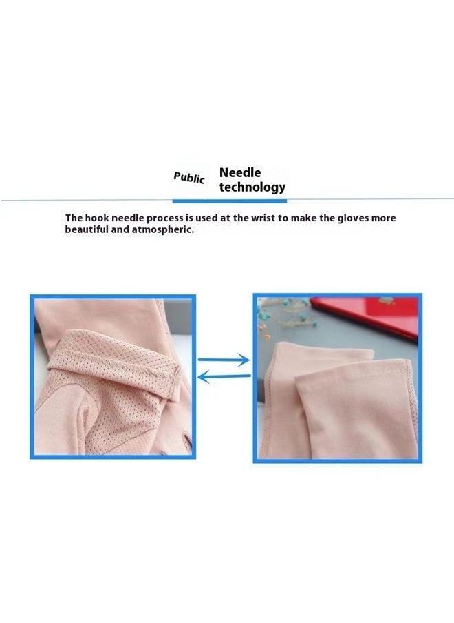 yongsheng Protective Gloves，Women Driving-Gloves Summer -Sun-Protection Gloves Non Slip Touchscreen-Cycling Gloves for Outdoor  - Image 3