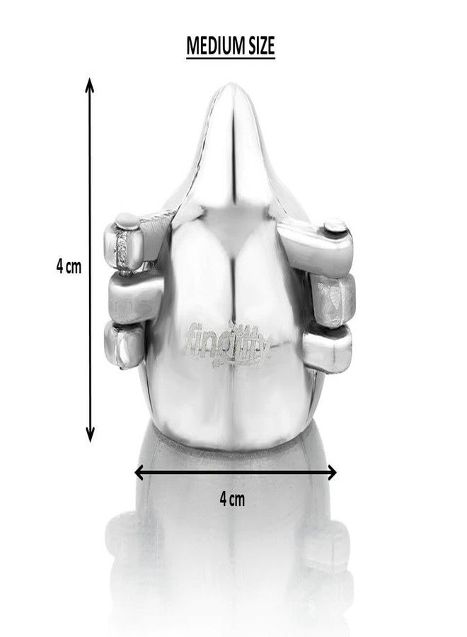FINALITY Aluminium Modak Maker Mold (1 Pc/Medium) for Ganpati Festival | Multi-Purpose Mould for Modak, Momos, Gujiya - Perfect for Home-Made Delicacies | Ideal for Ganesh Chaturthi - Image 2