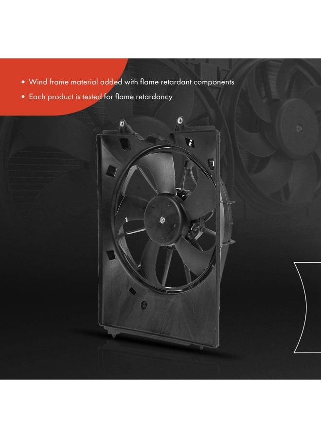 A-Premium Left Engine Radiator Cooling Fan Assembly Compatible with Honda & Acura Models - Pilot 2016-2022, Ridgeline 2017-2022, Passport 2019-2022, MDX 2014-2020 - Replace# 190155J6A01, 190305J6A01 - Image 3