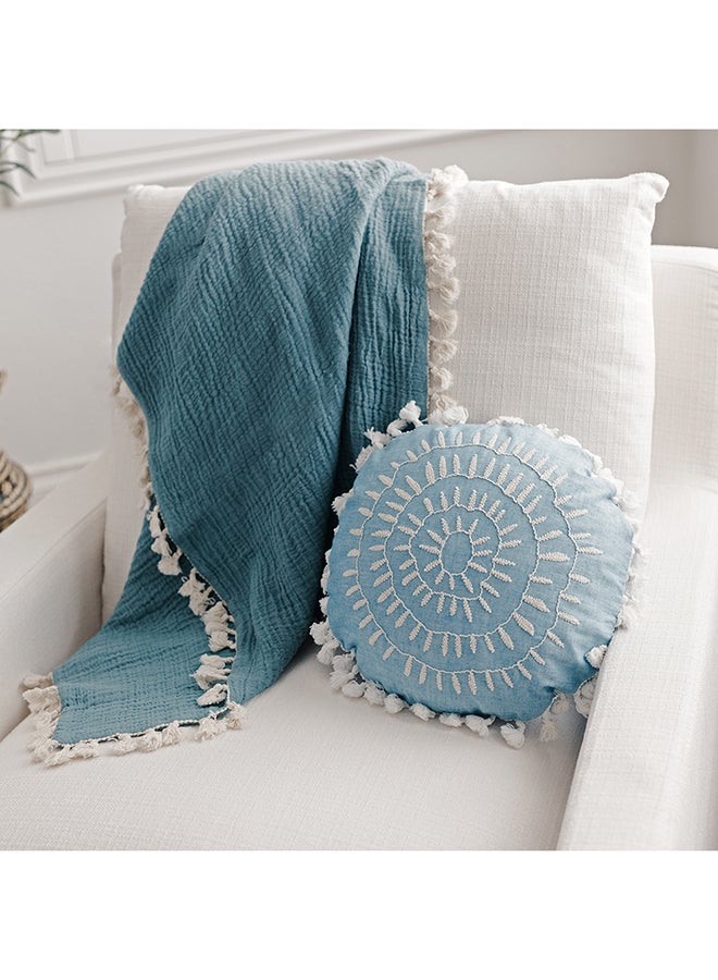 Crane BABY Caspian Round Pillow - Image 3