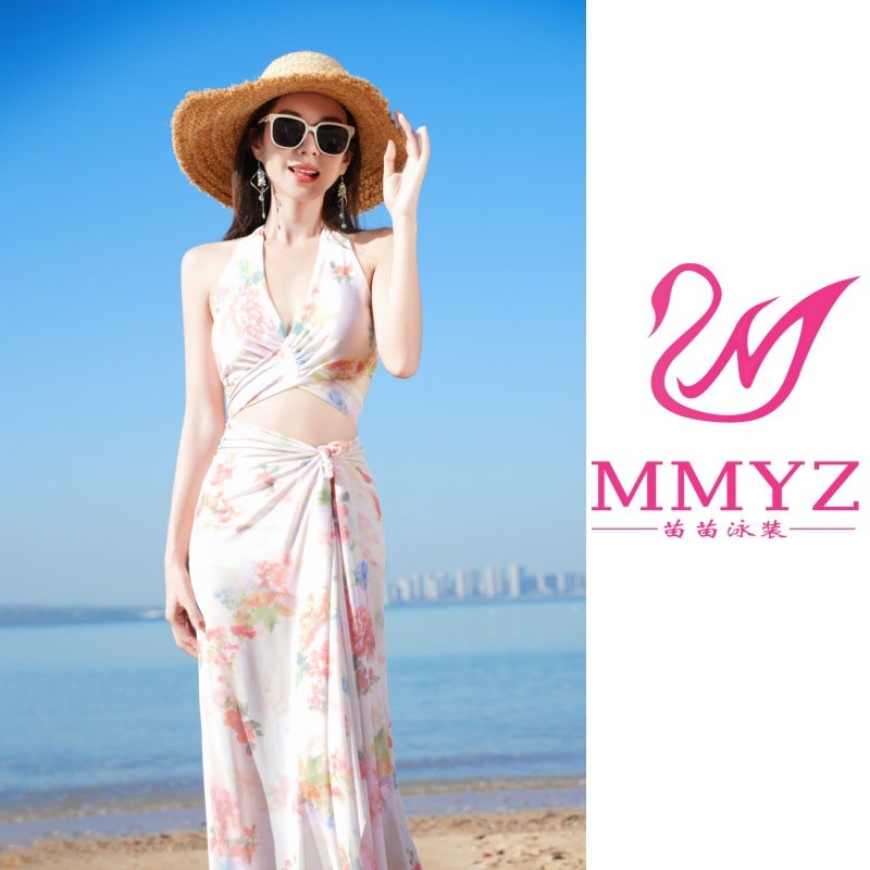 [Sea'S Beloved] Split Three-Piece Swimsuit Women'S Bikini Bikini Seaside Belly Covering Slim High-End - Image 4