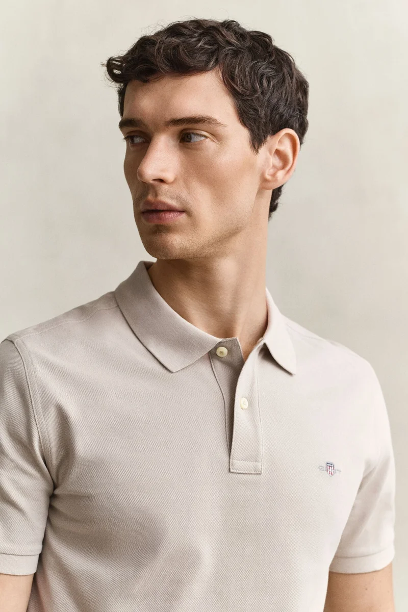 Gant  Reg Shield Ss Pique Polo for Men | Best Price UAE