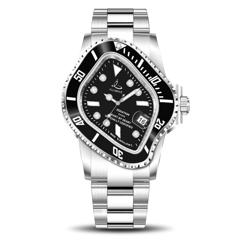 ILLIMITE Melting Automatic Watches for Men Japanese Miyota 8215 SelfWinding Mechanical Movement Women Watch Waterproof Stainless Steel Art Surrealist Wrist Watches Pea001